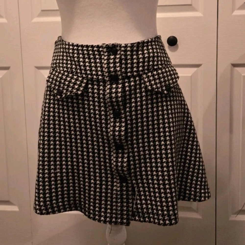 All That Jazz Vintage Womens Button Up Mini Skirt Size 10